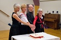 Cutting the cake